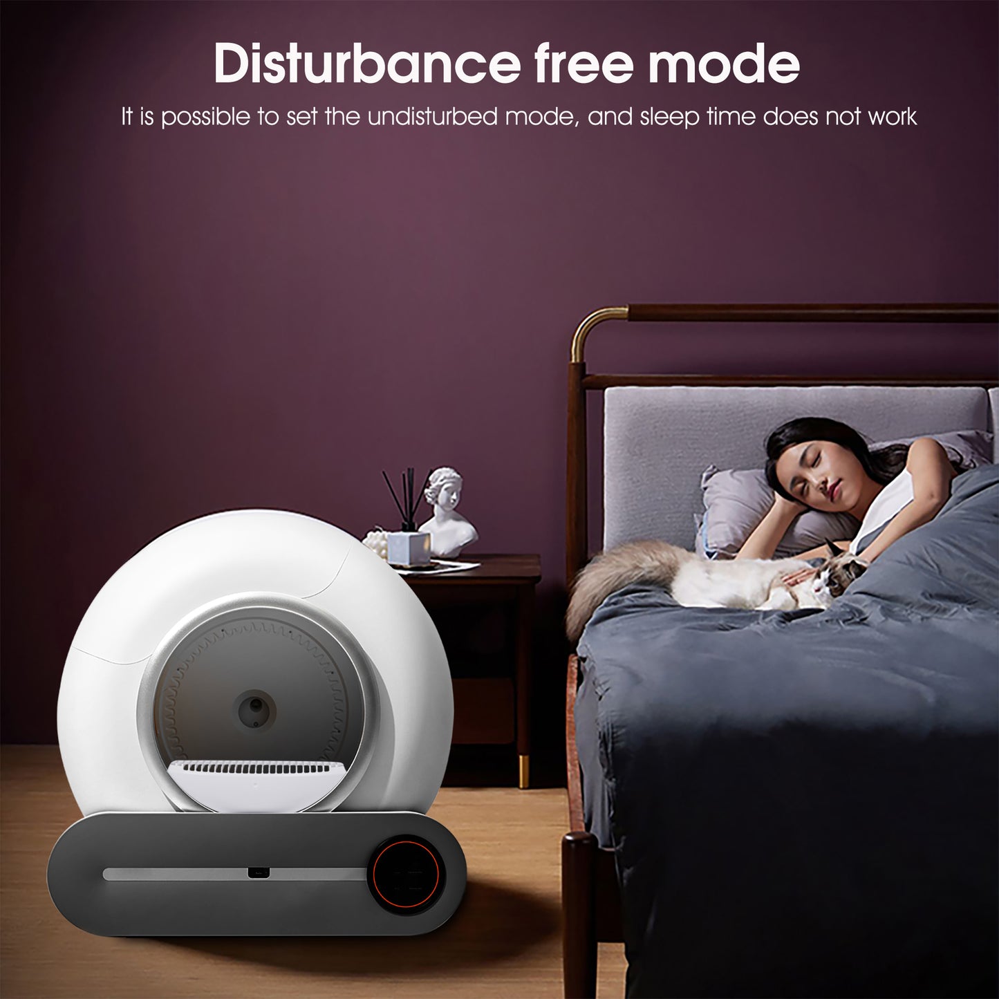 Smart Self-Cleaning Litter Box – App Controlled & Odor-Free