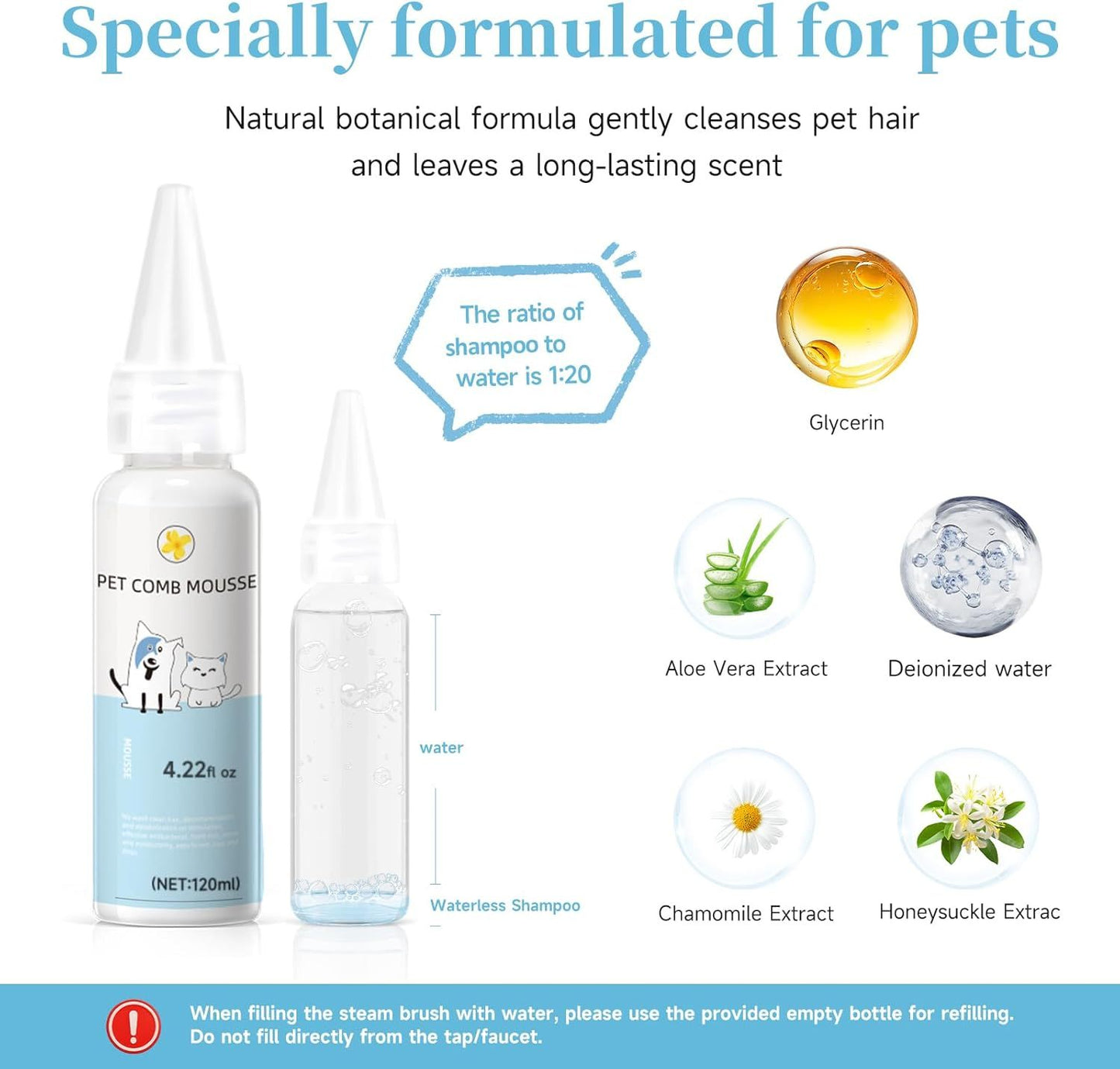 No-Water Pet Grooming Tool