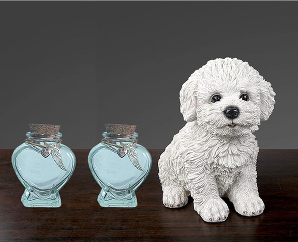 Pet Memorial Bottle for Fur Keepsake - Dog Cat Hair Urn Remembrance Gift Jar