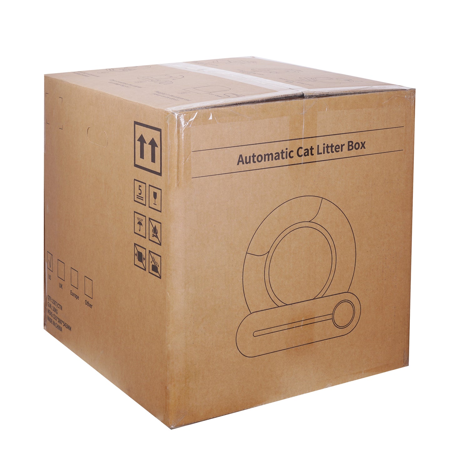 Smart Self-Cleaning Litter Box – App Controlled & Odor-Free