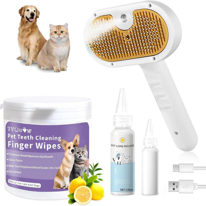 No-Water Pet Grooming Tool