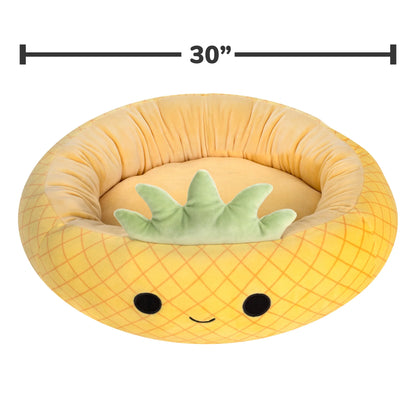 30 Inch Pineapple Pet Bed - Large Ultrasoft Official  Plush Pet Bed