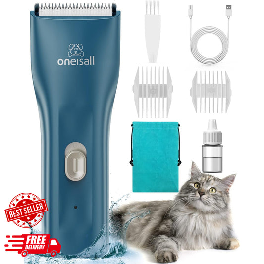 Oneisall Pet Clipper for Cat Matted Hair, Pet Shaver for Cats Quiet Pet Hair Cli